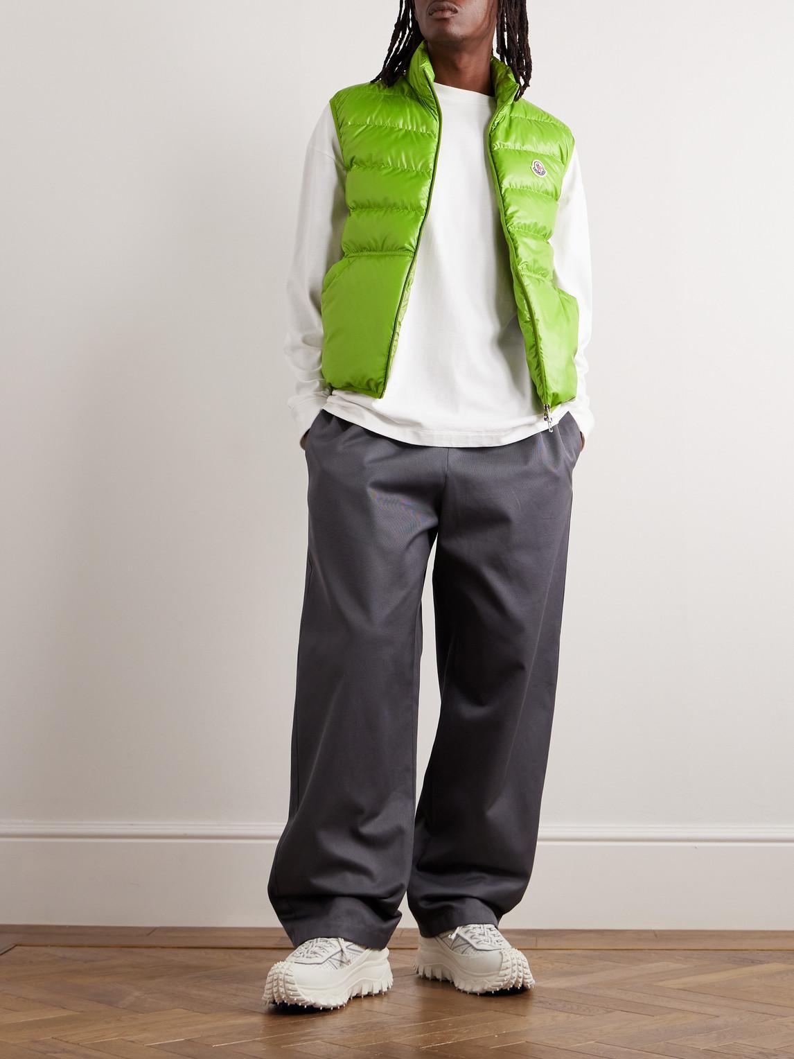 Aube Recycled-shell Quilted Down Gilet In Green Product Image