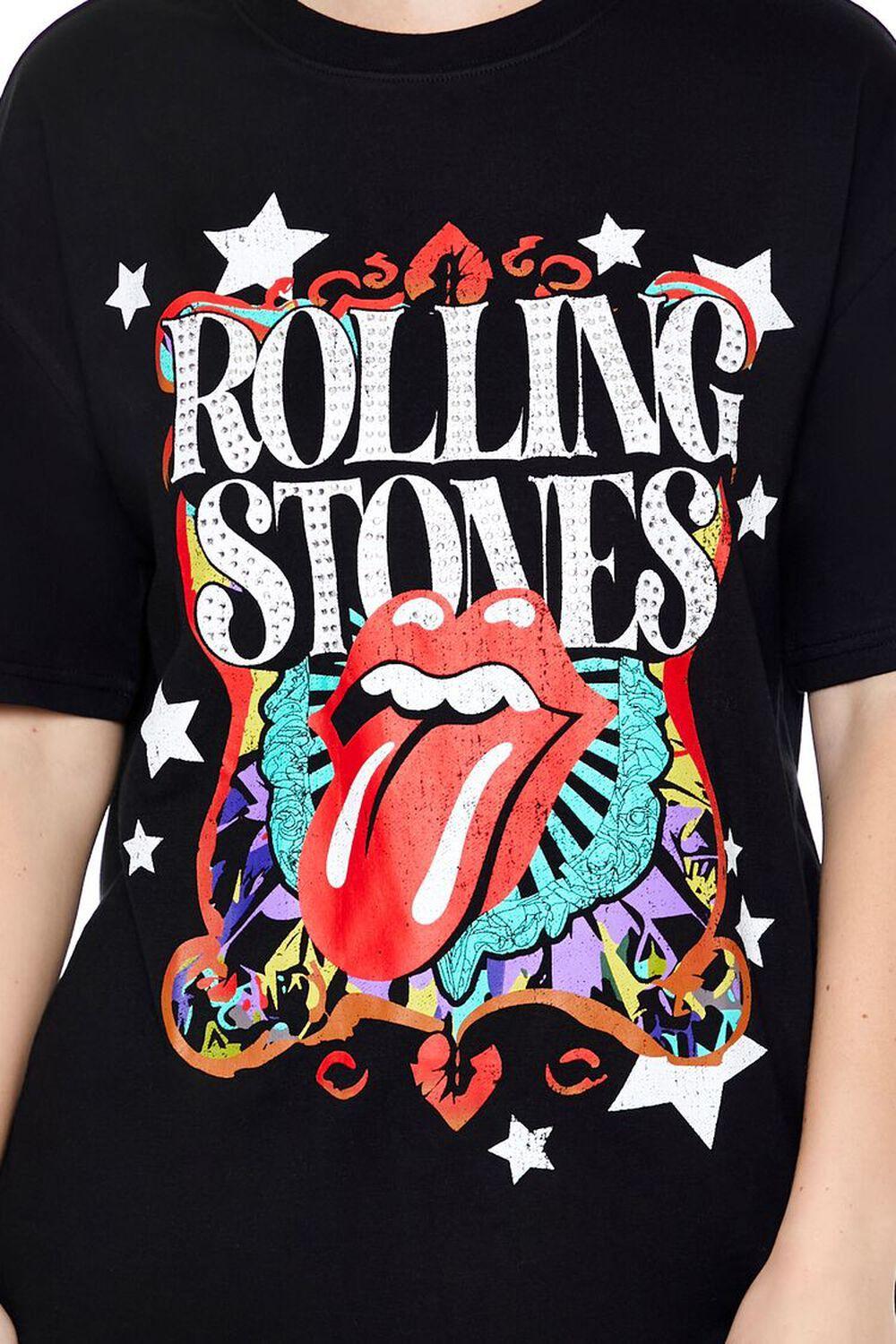 Rhinestone Rolling Stones Tee | Forever 21 Product Image