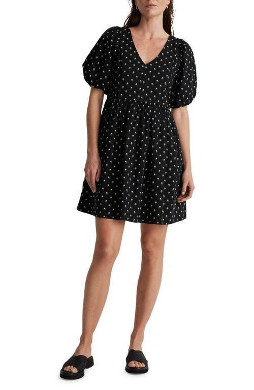 Madewell V-Neck Puff Sleeve Minidress Product Image