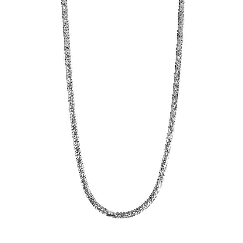 14k Gold Herringbone Chain Necklace, Womens, Size: 18, White Product Image