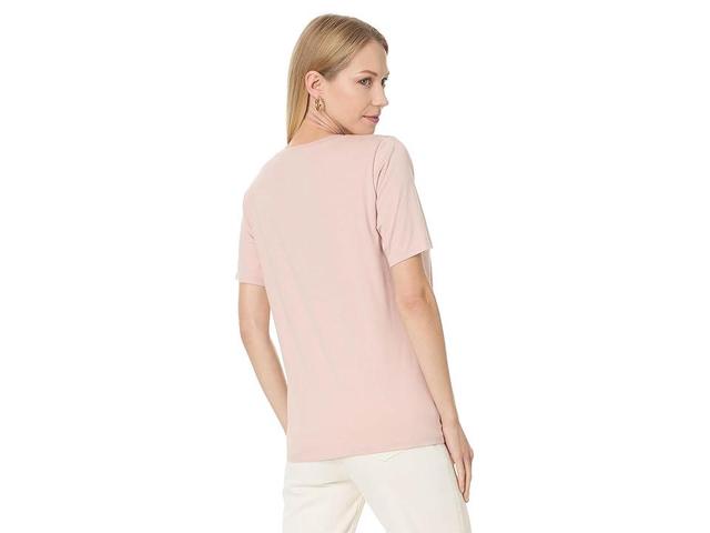 Eileen Fisher Round Neck Tee (Seaweed) Women's T Shirt Product Image