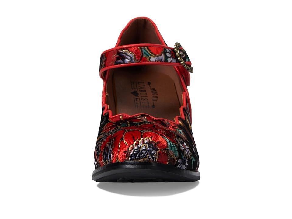 LArtiste by Spring Step Adodora Pump | Womens | Red Multicolor | Size EU 41 / US 9.5-10 | Pumps | Mary Jane Product Image