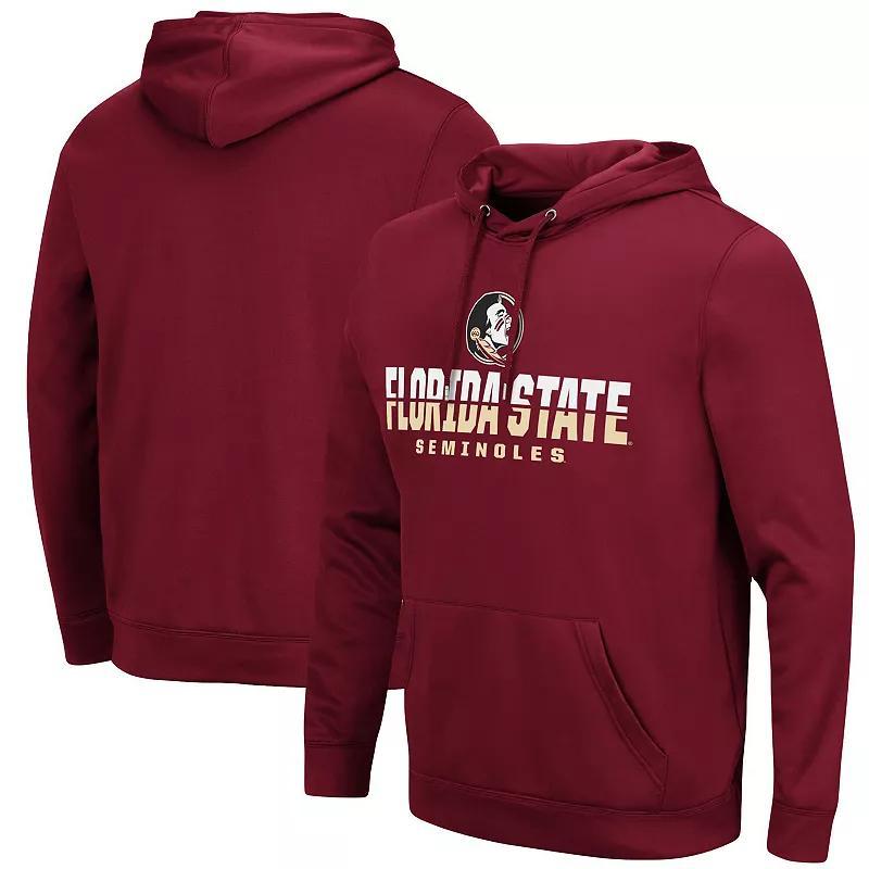 Mens Colosseum Garnet Florida State Seminoles Lantern Pullover Hoodie Product Image