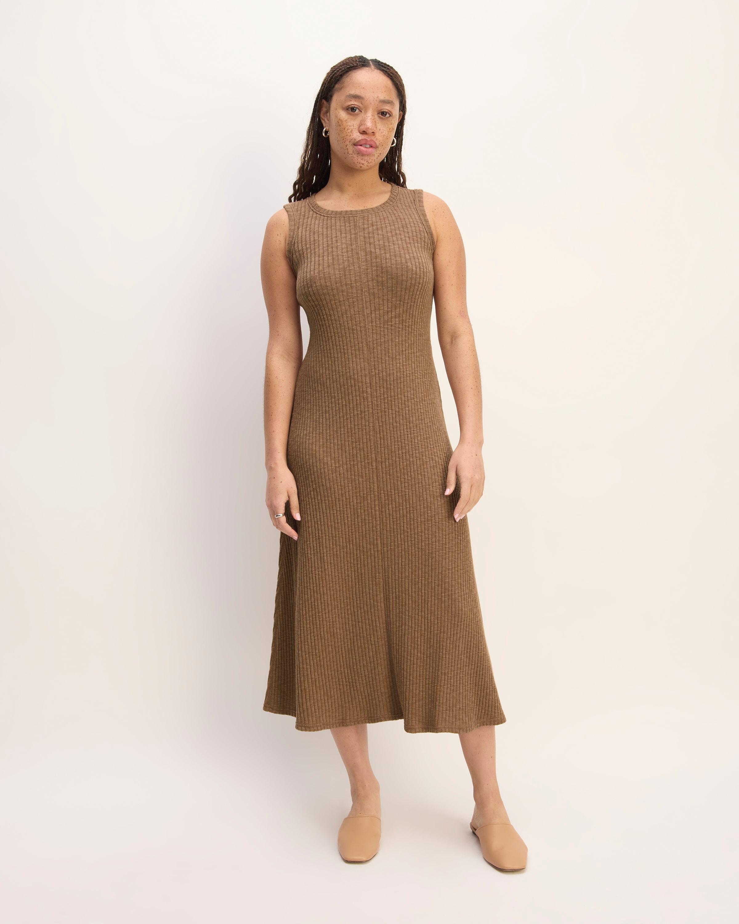 The Rib-Knit A-Line Tank Dress Product Image