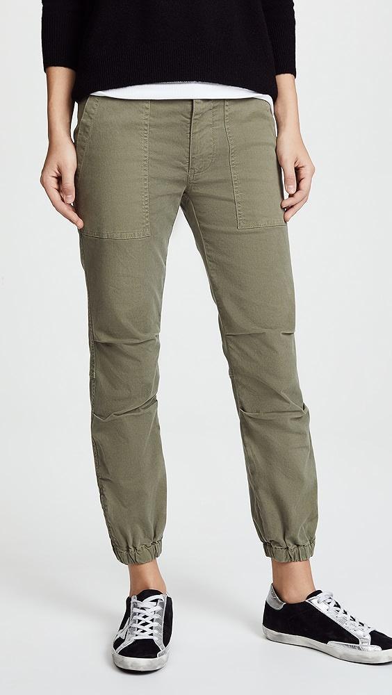 Nili Lotan Cropped Military Twill Pants | Shopbop Product Image