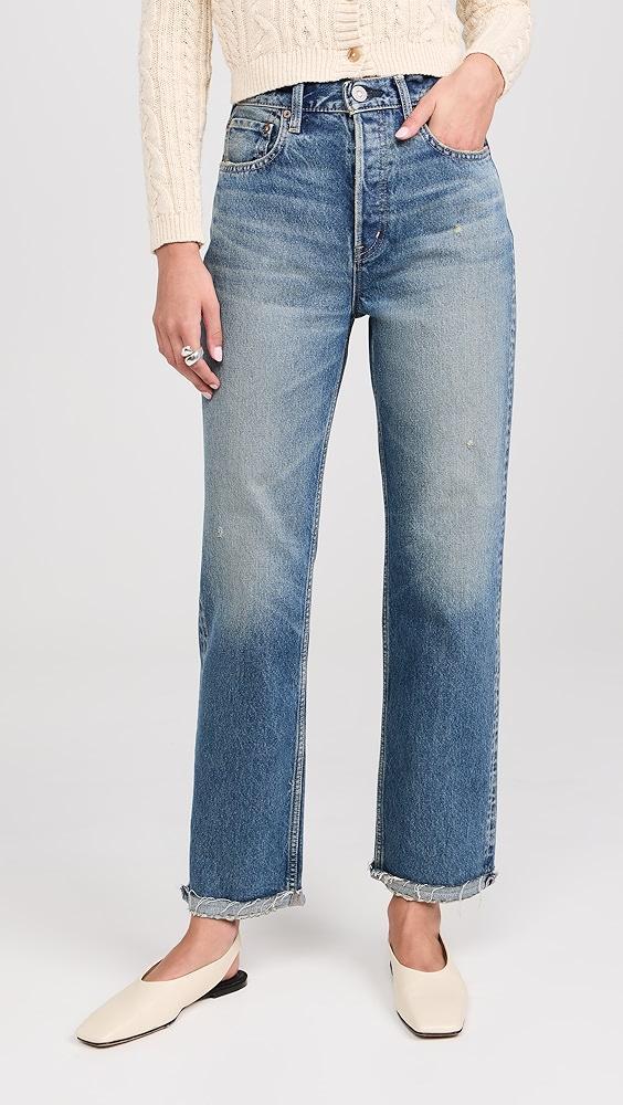 MOUSSY VINTAGE Mv Eniswood Wide Straight Jeans | Shopbop Product Image