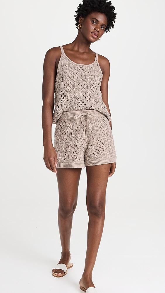 Splendid Eden Sweater Shorts | Shopbop Product Image