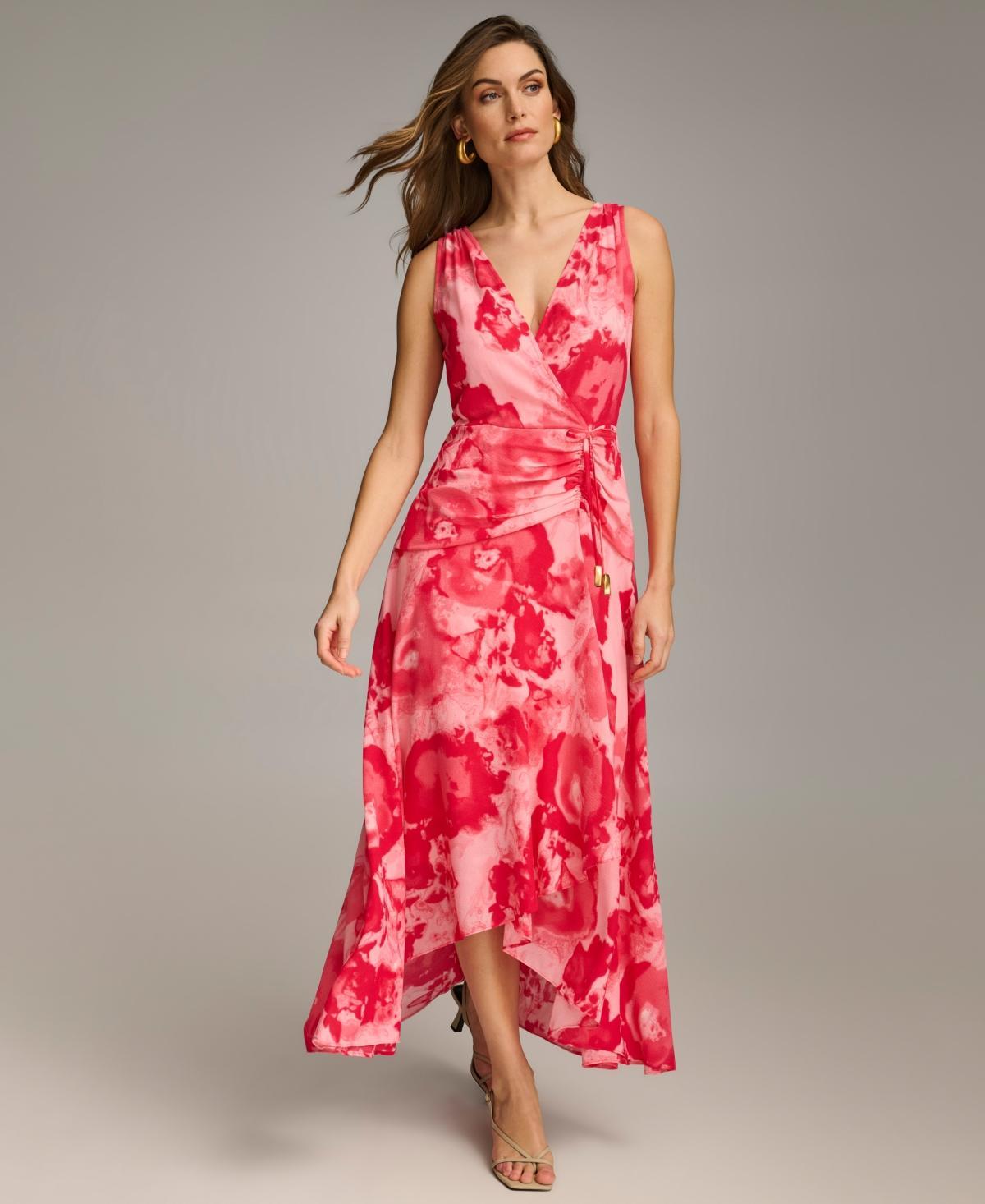 Women's Printed Sleeveless Maxi Dress Product Image