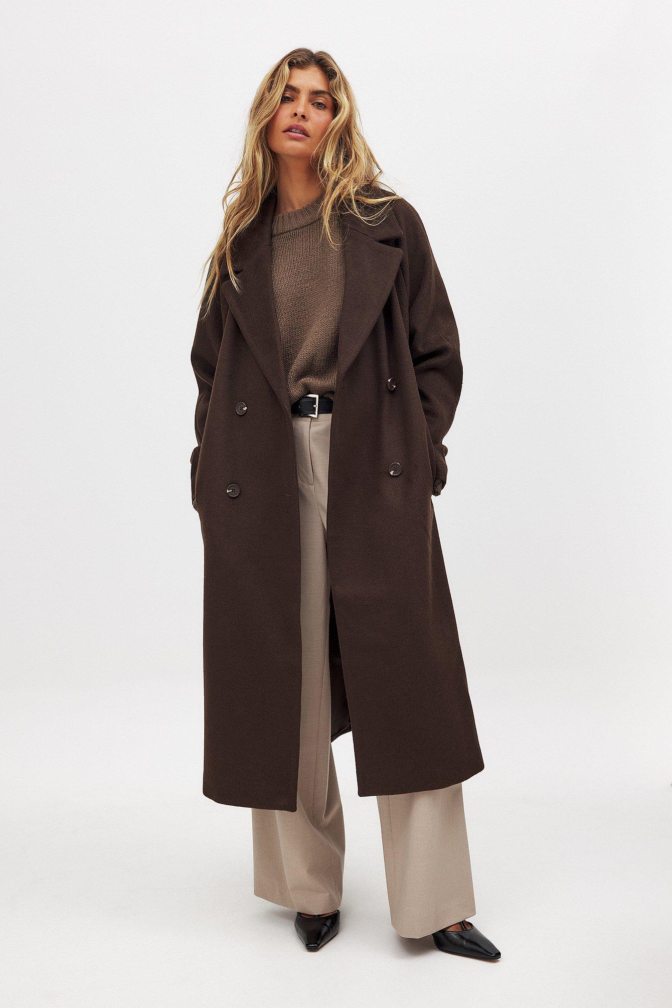 Wool Blend Oversized Coat Product Image