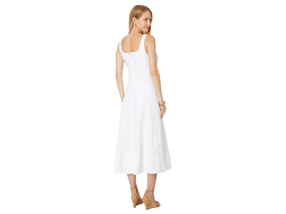 Lilly Pulitzer Calina Linen Midi Dress (Resort ) Women's Dress Product Image