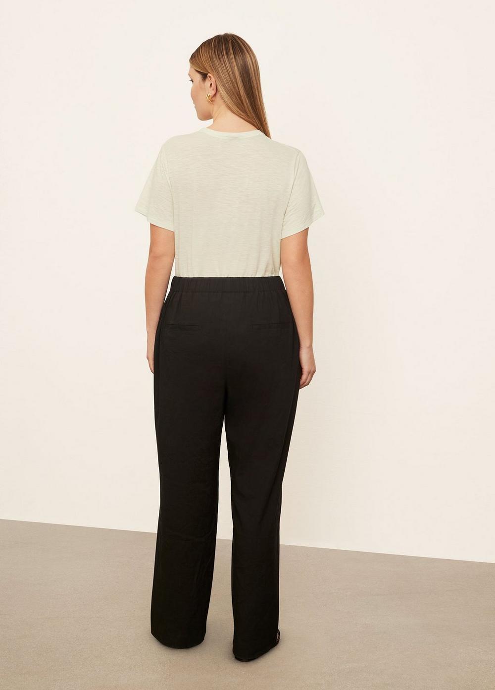 Pleat-Front Pull-On Pant Product Image