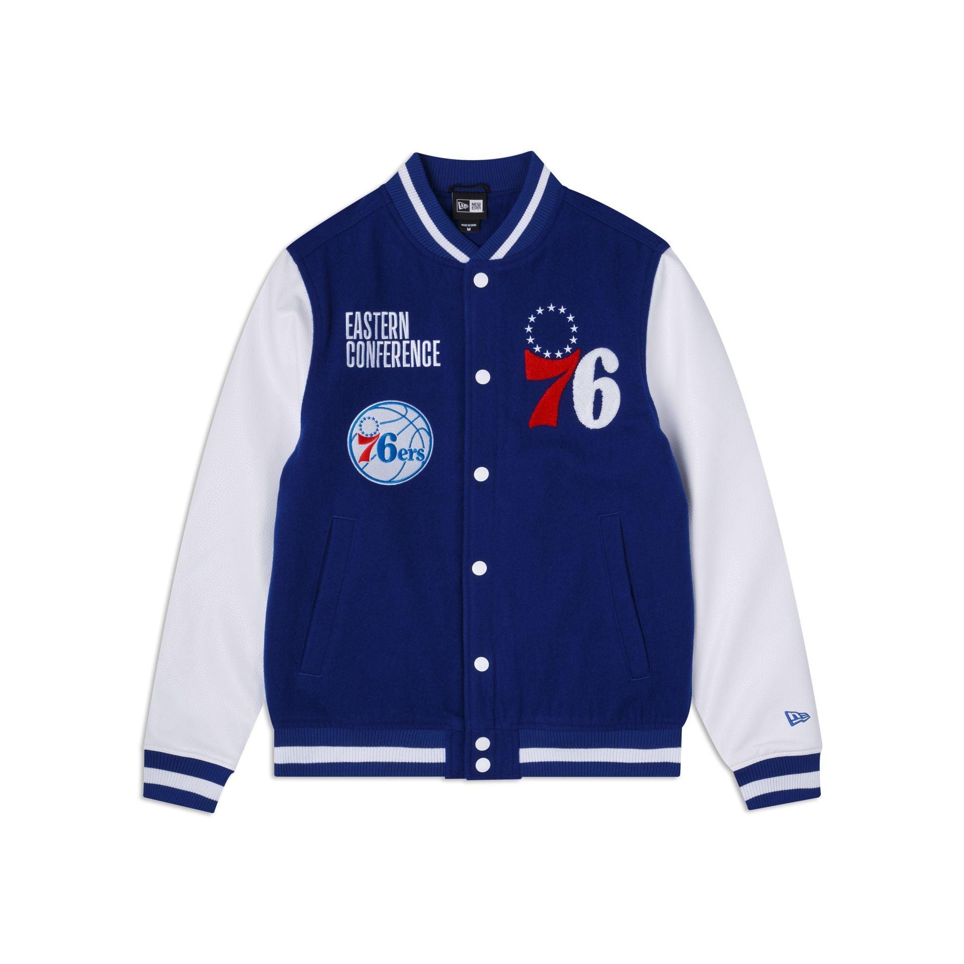 Philadelphia 76ers Blue Varsity Jacket Male Product Image