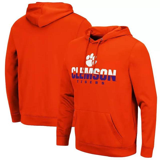 Mens Colosseum Clemson Tigers Lantern Pullover Hoodie Product Image