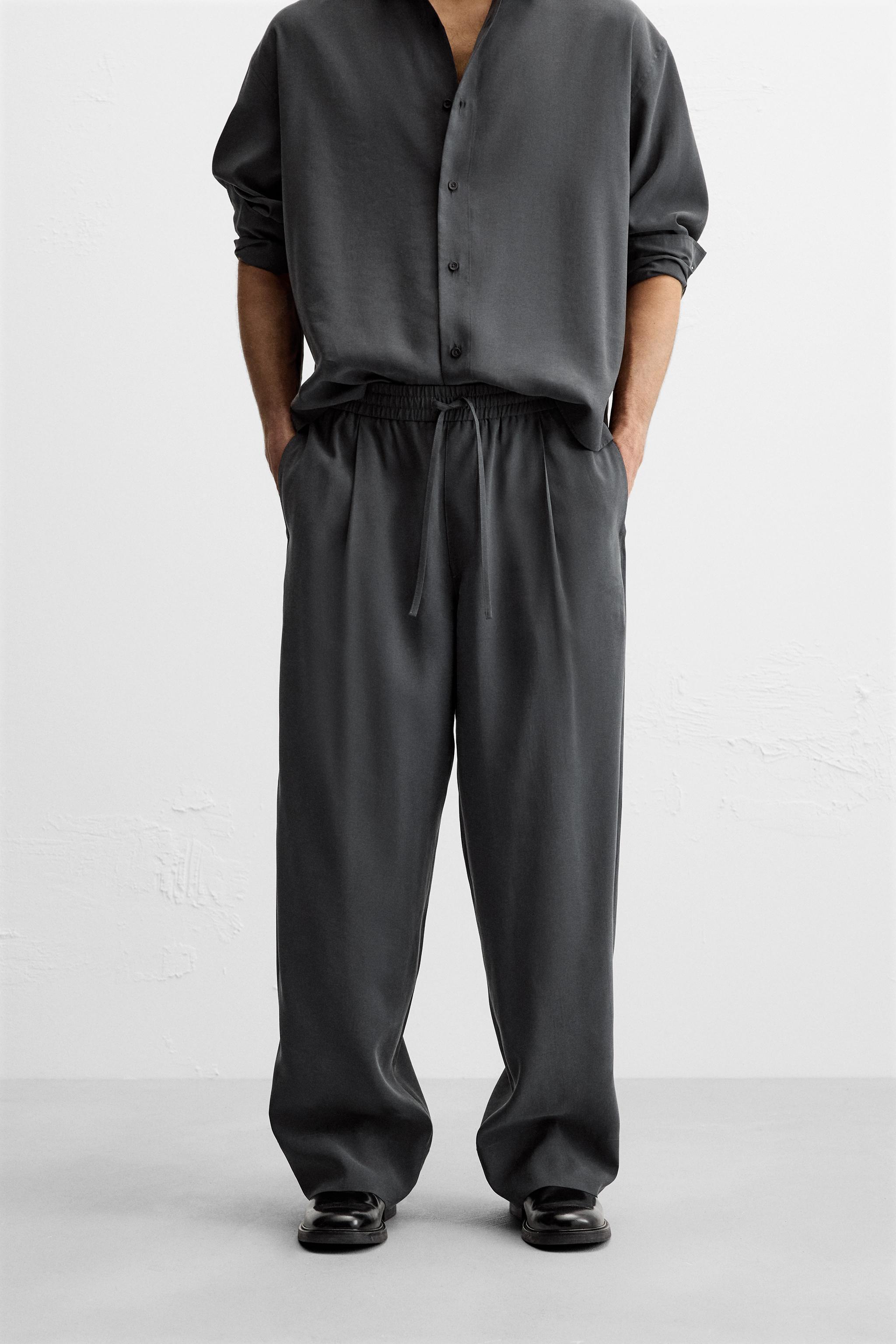 FLOWY RELAXED FIT PANTS Product Image