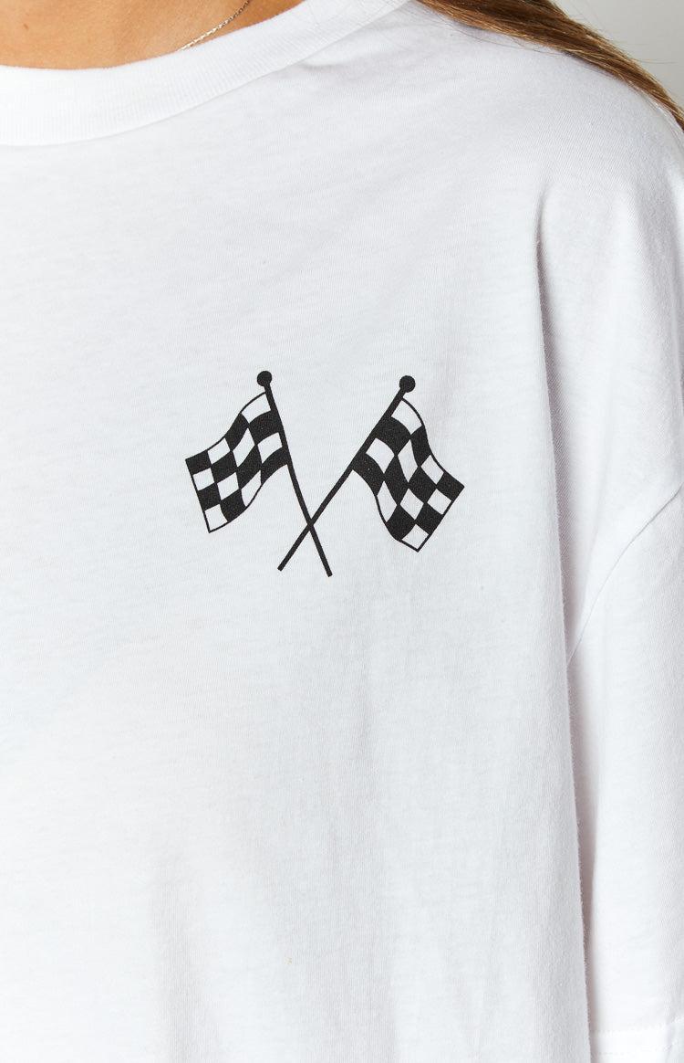 Too Quick White Tee Product Image