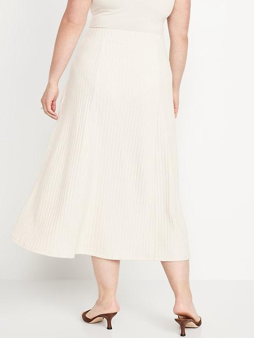 Cozy Ribbed Maxi Skirt Product Image