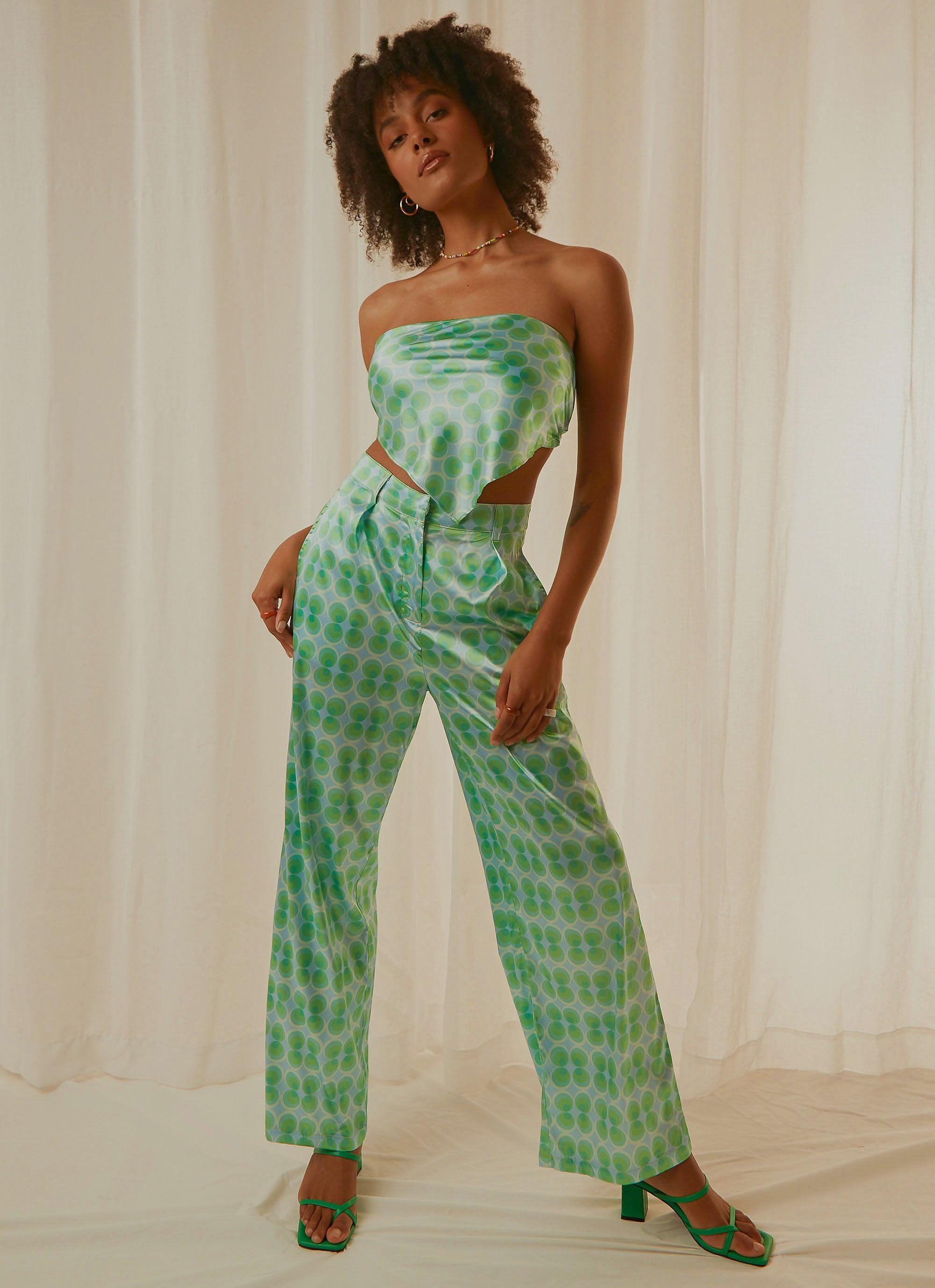 Past Treasures Pants - Seafoam Product Image