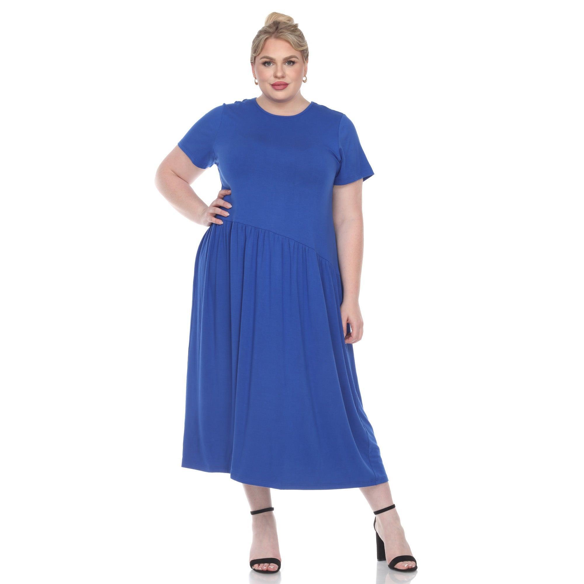 Short Sleeves Maxi Dress - Plus Product Image