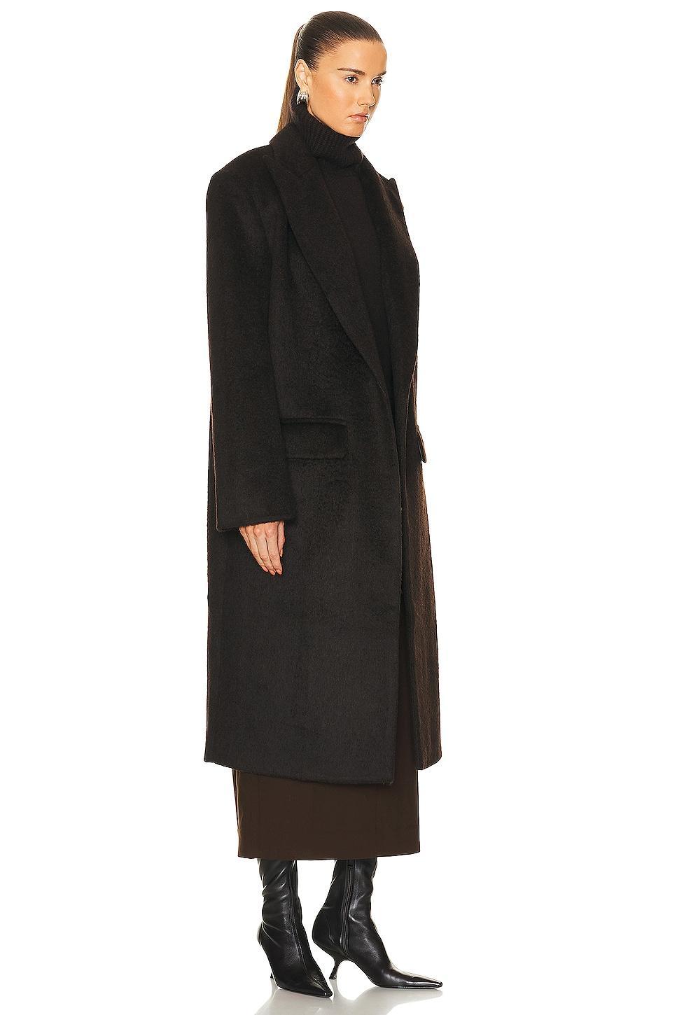 GRLFRND Flora Coat in Brown Product Image