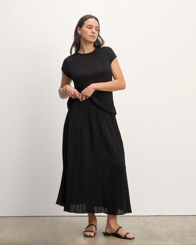 The Knit Pleated Skirt Product Image