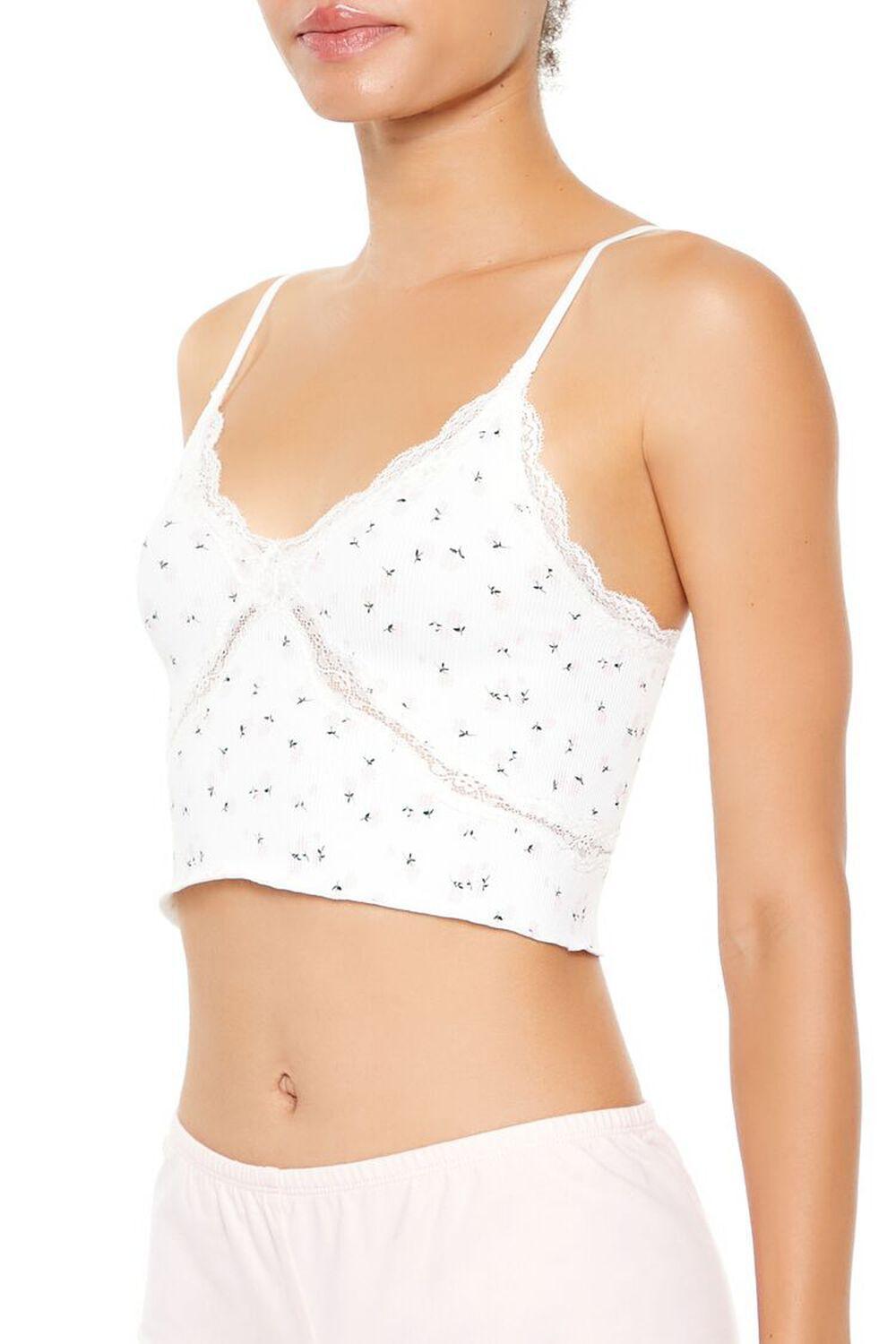 Seamless Floral Longline Bralette | Forever 21 Product Image