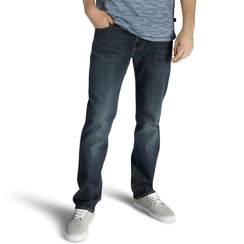 Mens Lee Extreme Motion Stretch Slim Straight Jeans Product Image