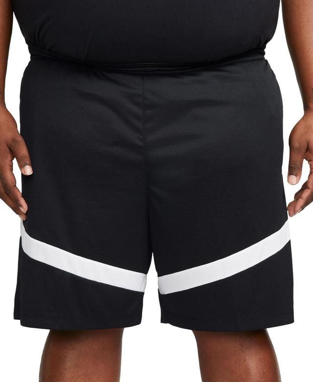 Icon Men's Dri-fit Drawstring 8" Basketball Shorts In Black Product Image