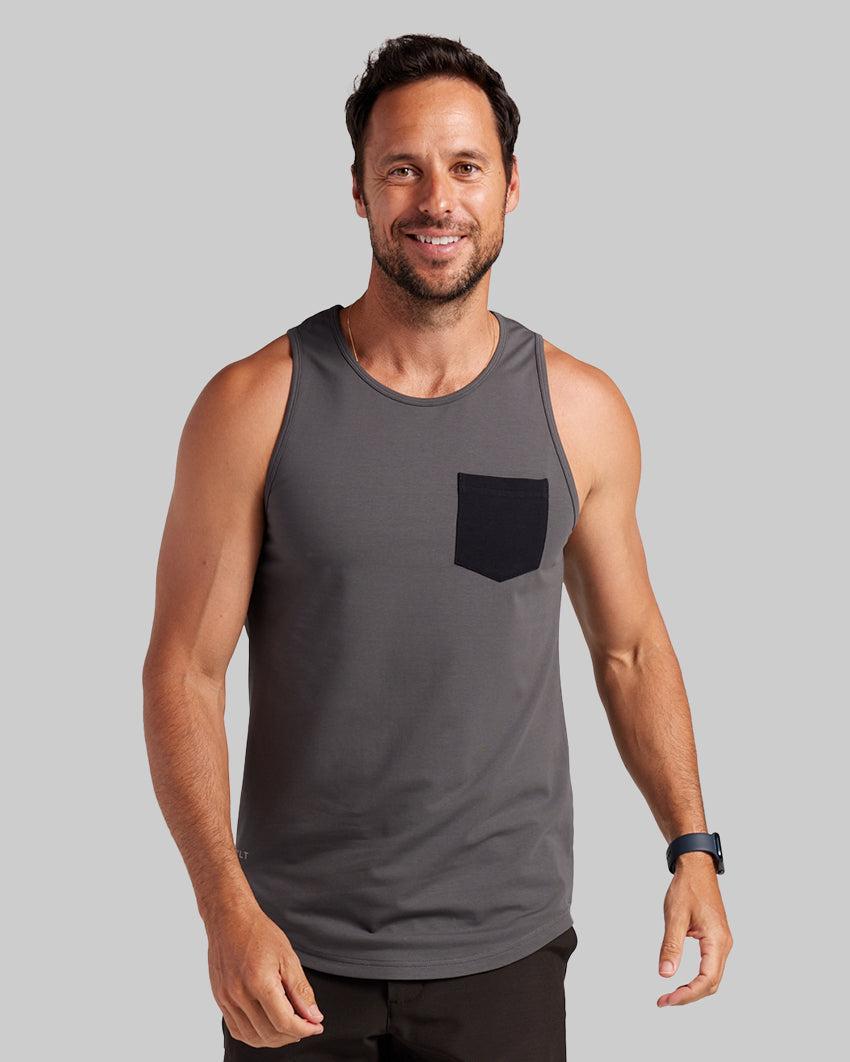 LUX Drop-Cut Pocket Tank Product Image