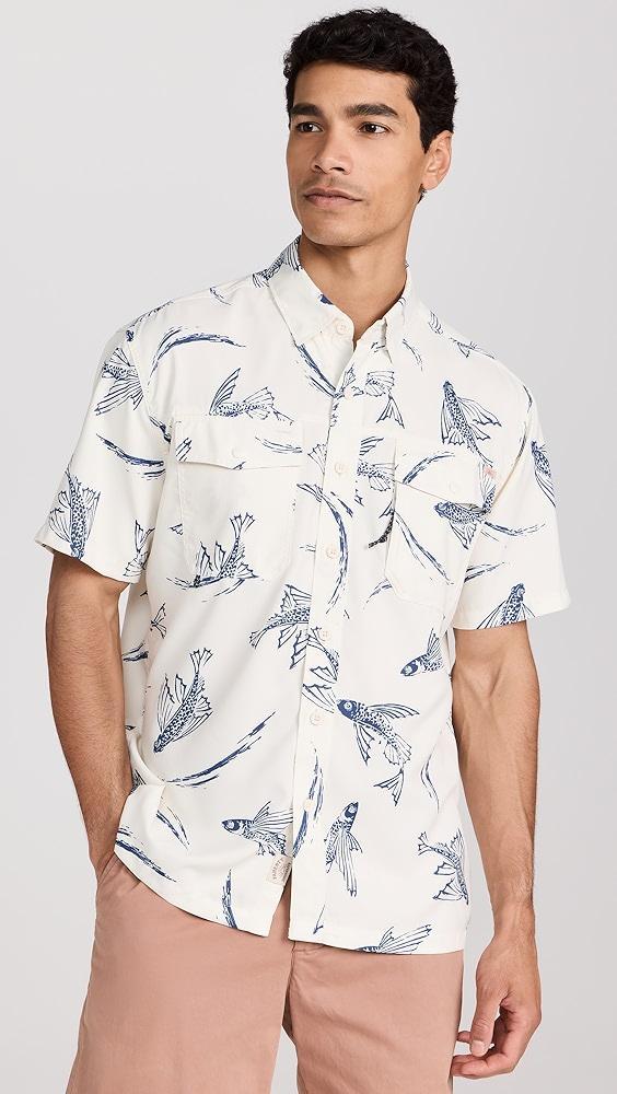 Faherty Short Sleeve Shorelite Air Shirt | Shopbop product image