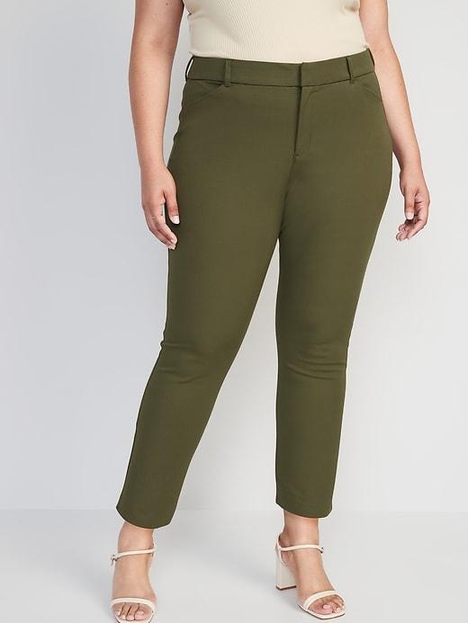 High-Waisted Pixie Skinny Ankle Pants Product Image