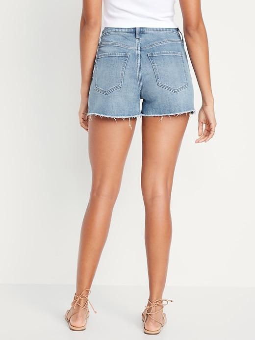 Curvy High-Waisted OG Jean Shorts -- 3-inch inseam Product Image