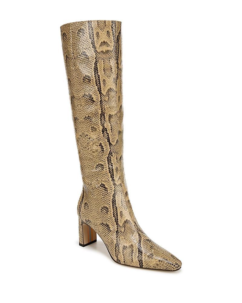 Sam Edelman Womens Sylvia 2 Pointed Toe Embossed Mid Heel Tall Boots Product Image