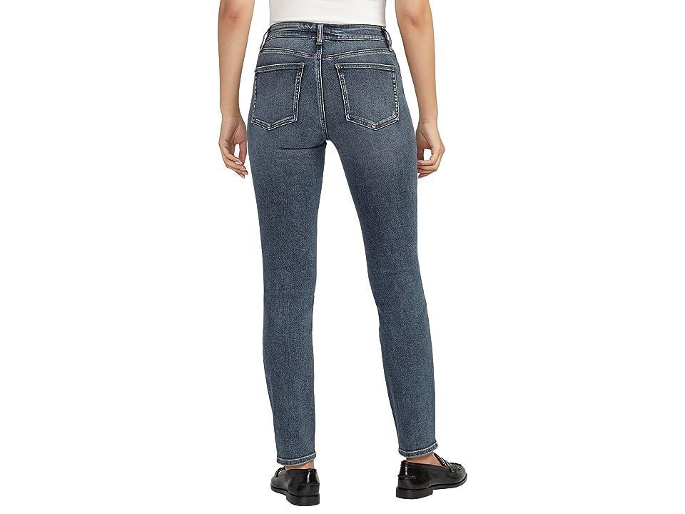 Silver Jeans Co. Most Wanted Mid-Rise Straight Leg Jeans L63413EDB341 (Indigo) Women's Jeans Product Image