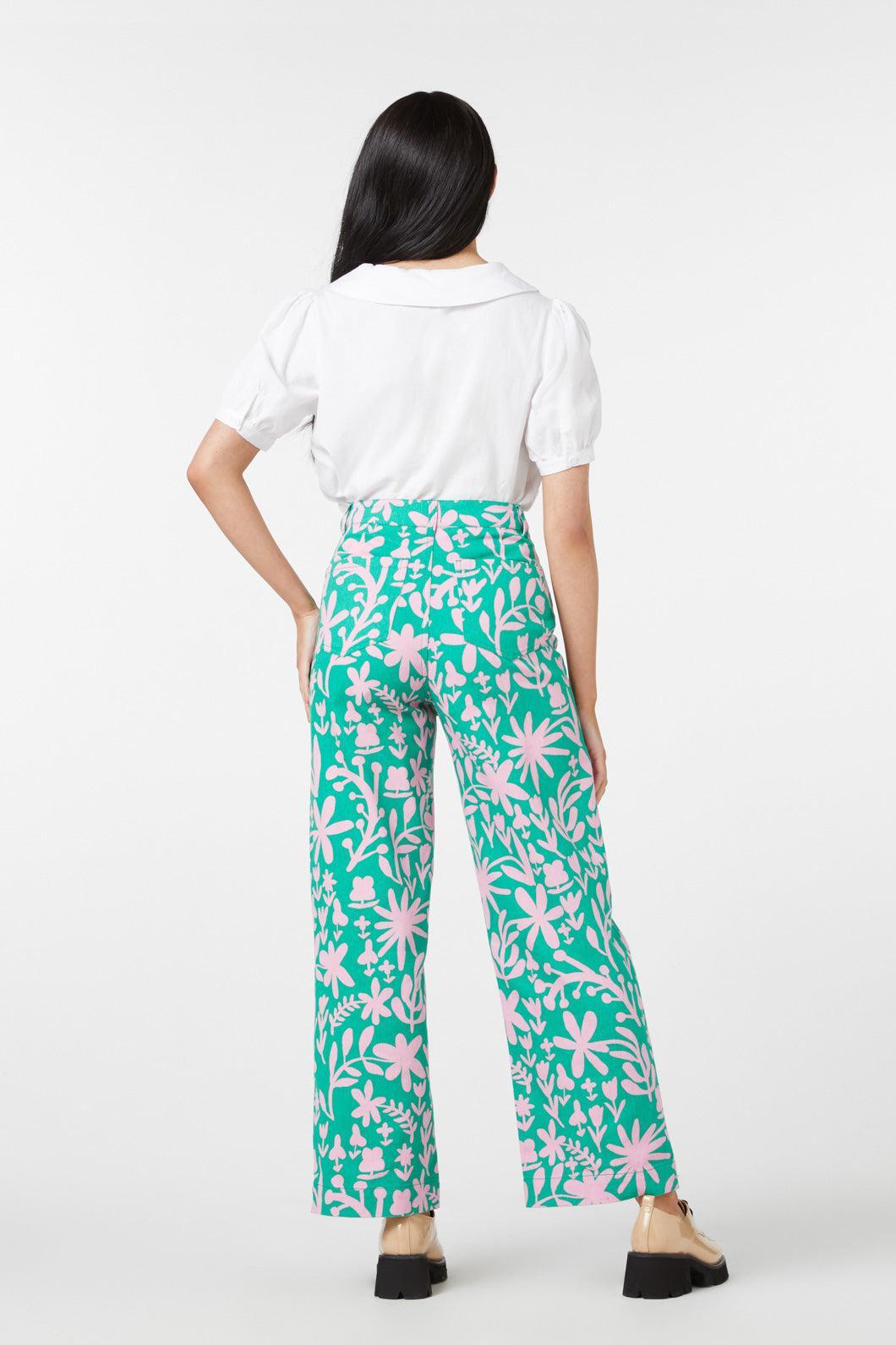 Della Floral Printed Jean Product Image