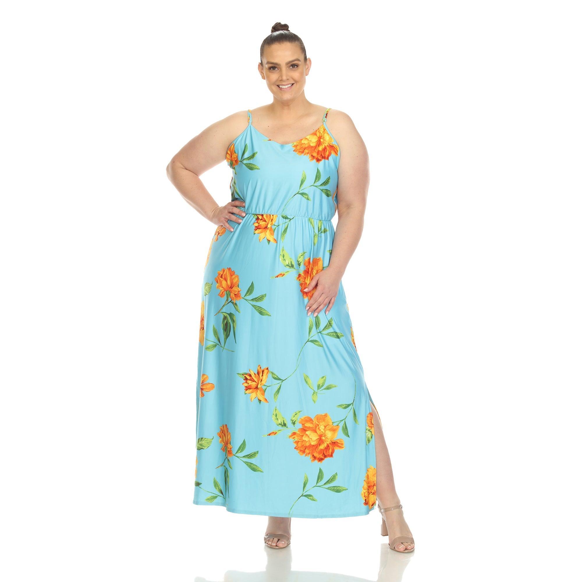 Floral Strap Maxi Dress - Plus Product Image