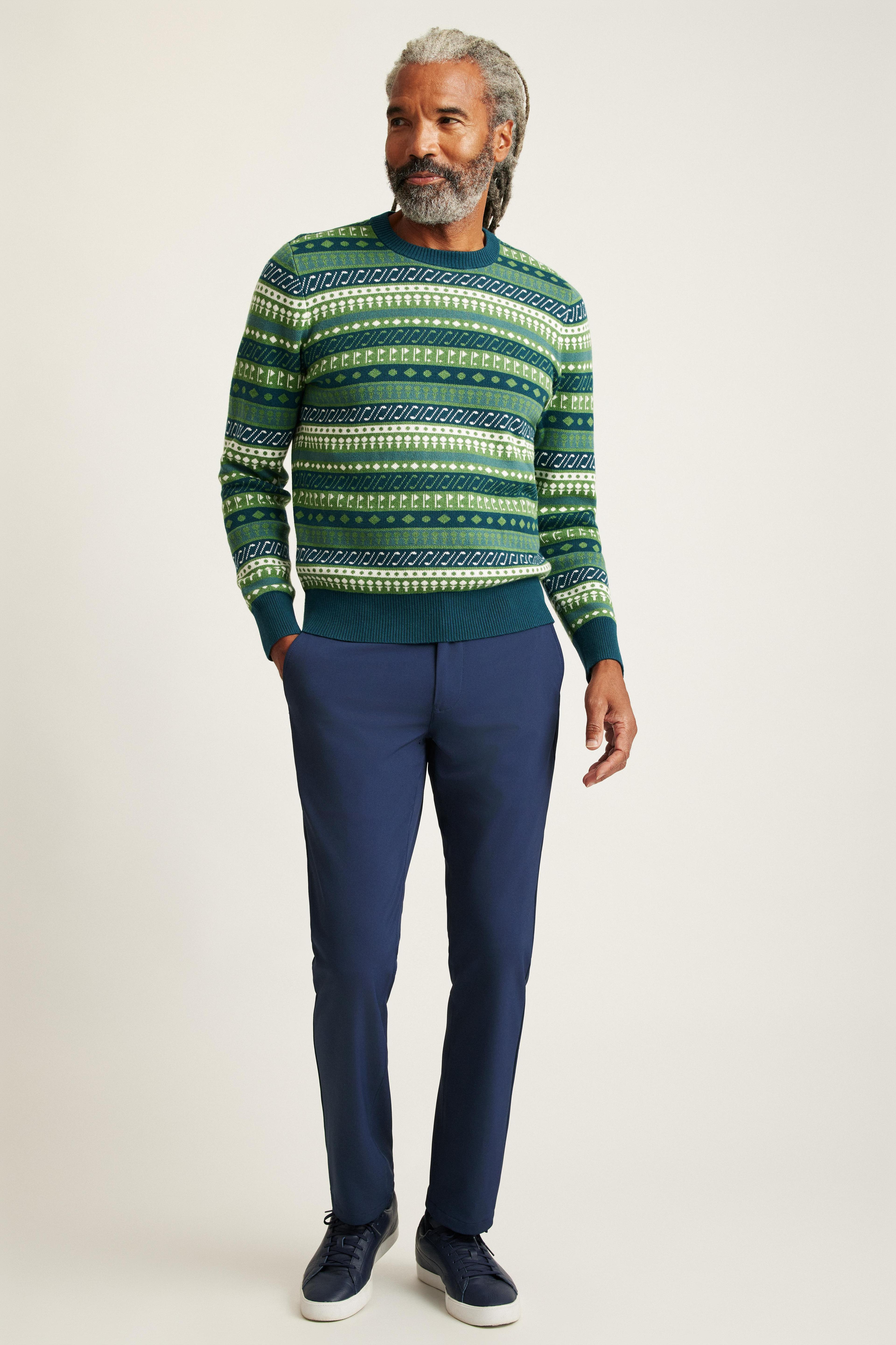 Cotton Cashmere Golf Sweater Product Image