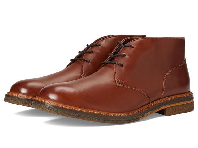 Johnston & Murphy Calder Chukka (Mahogany Full Grain) Men's Boots Product Image