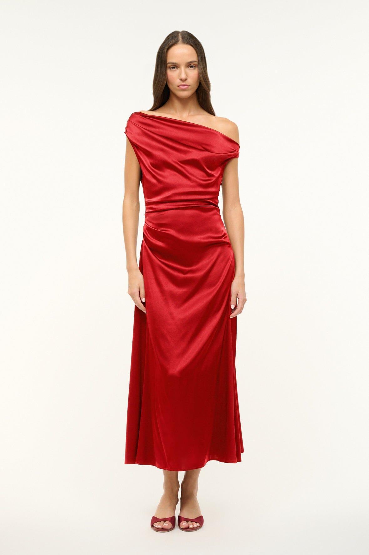 PHARE SILK DRESS | ROUGE Product Image