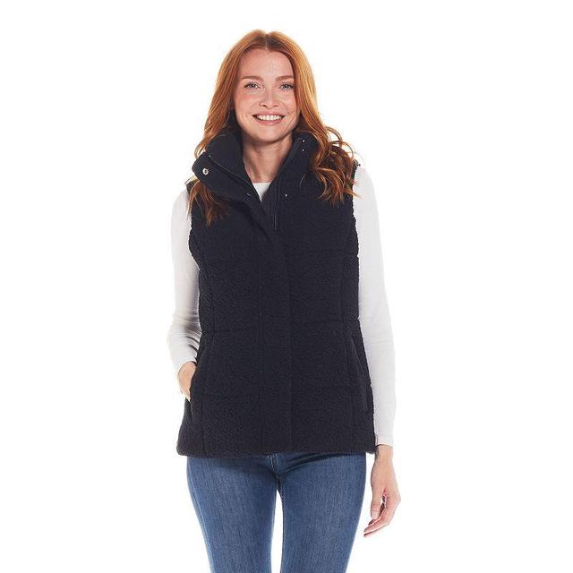 Womens Weathercast Sherpa Puffer Vest Product Image