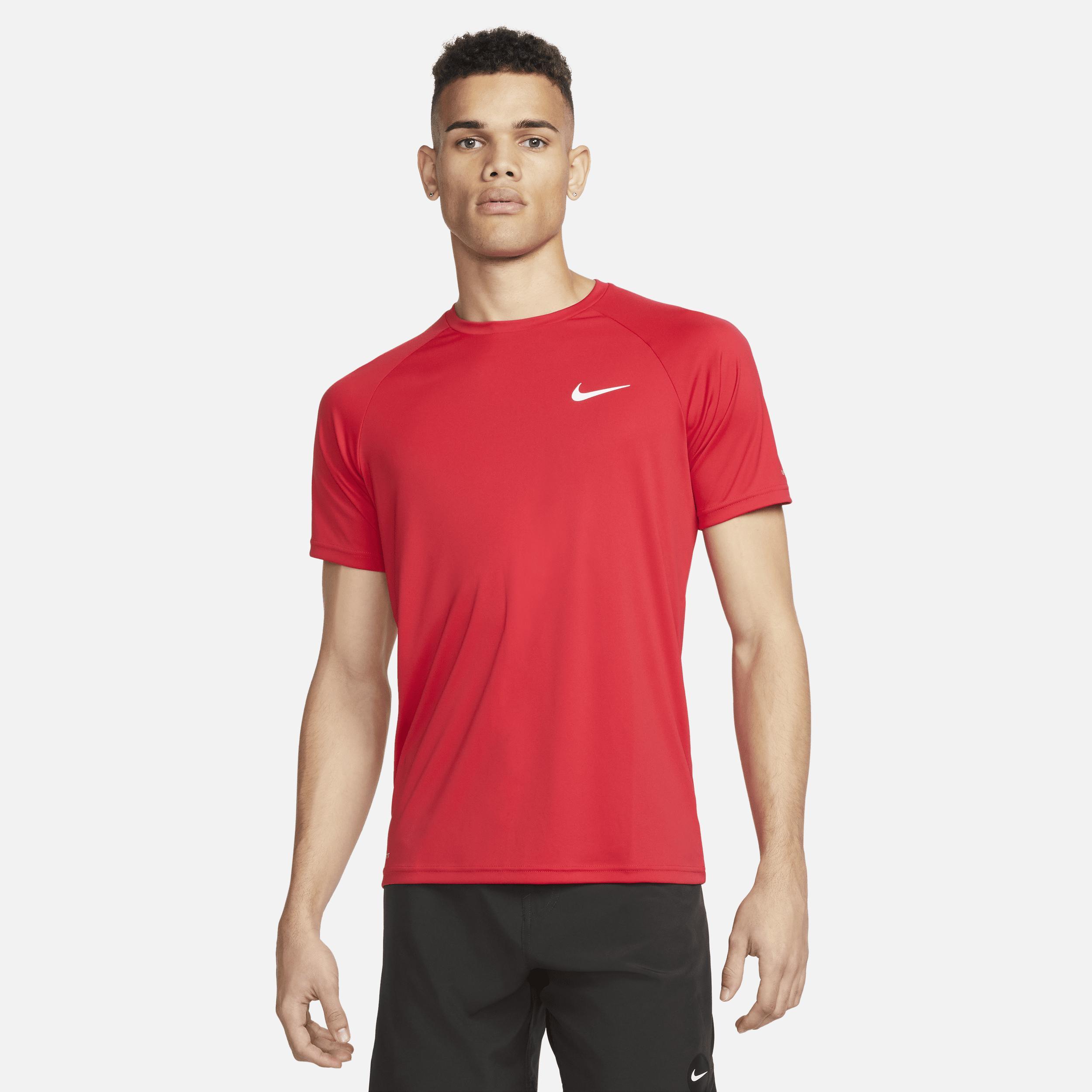 Nike Men's Essential Short-Sleeve Hydroguard Swim Shirt Product Image