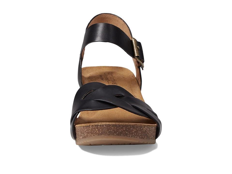 Comfortiva Erena Wedge Sandal in Black at Nordstrom, Size 11 Product Image