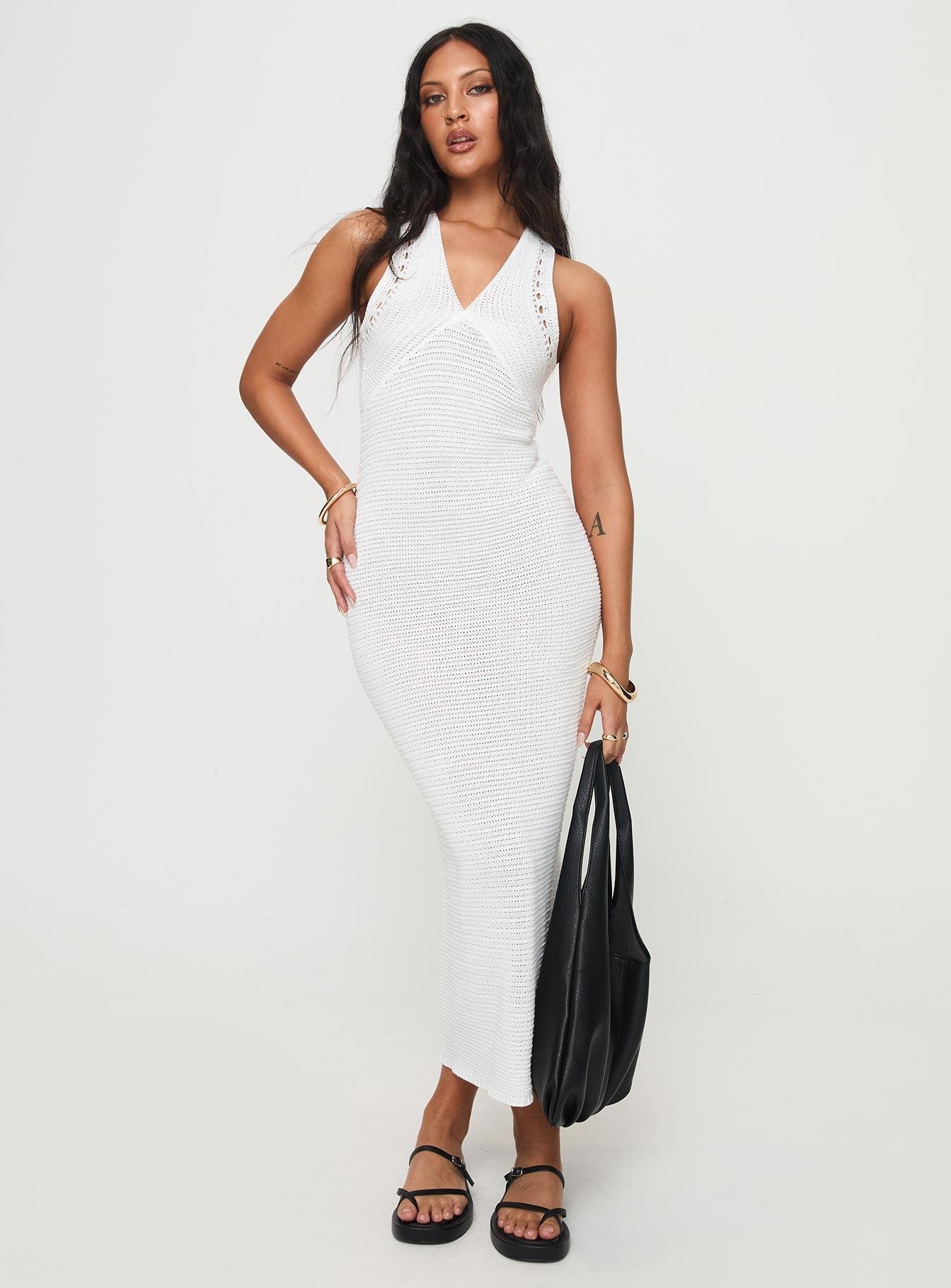 Nyman Maxi Dress White Product Image