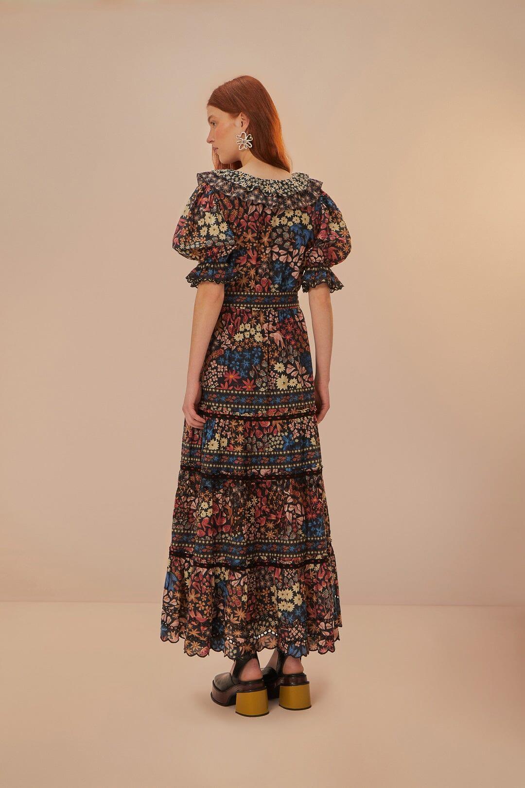 Black Jujus Garden Maxi Dress Product Image