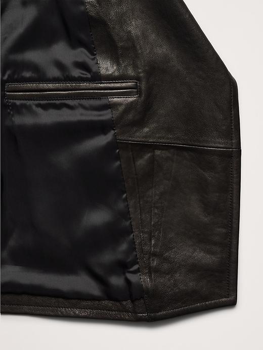 Enola Leather Moto Jacket Product Image