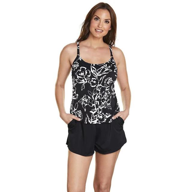 Womens Trimshaper Farrah Romper Swimsuit Product Image