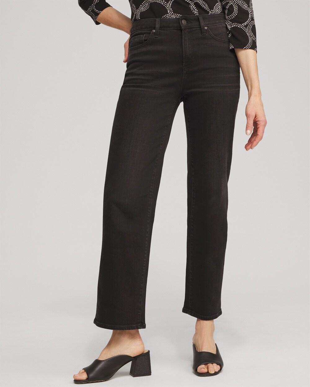 Women's High Rise Straight Jeans product image