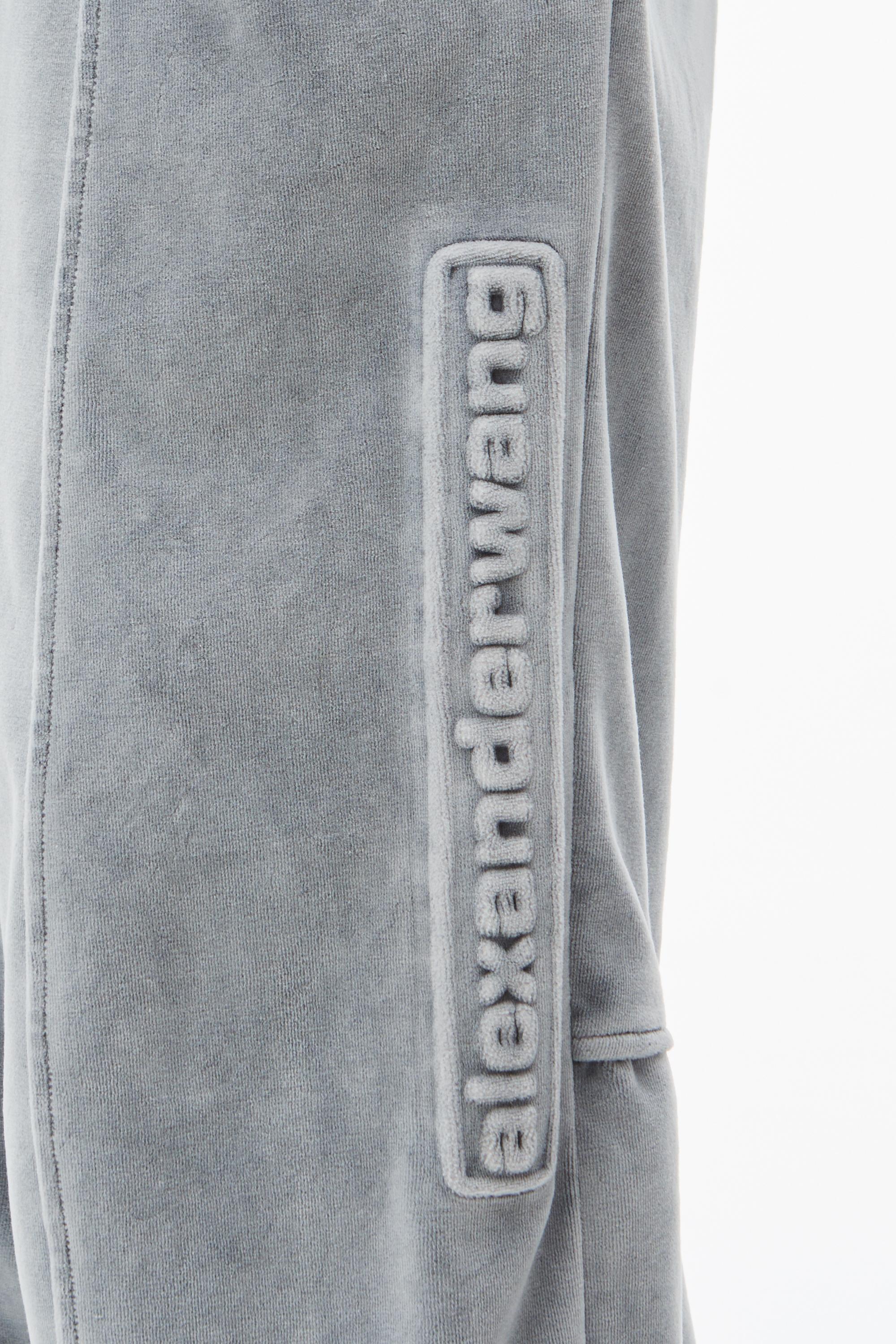 Logo Track Pant In Velour Product Image