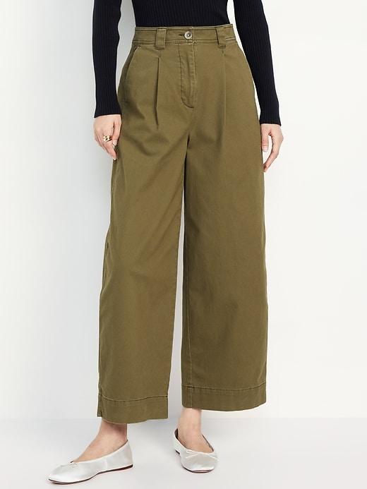 Extra High-Waisted Barrel Wide-Leg Pants Product Image