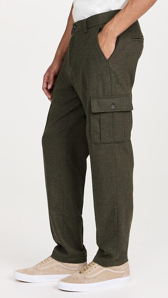 Les Deux Como Regular Fit Wool Cargo Suit Pants | Shopbop Product Image