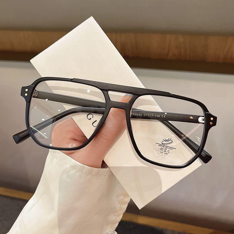 Plain Square Eyeglasses Product Image